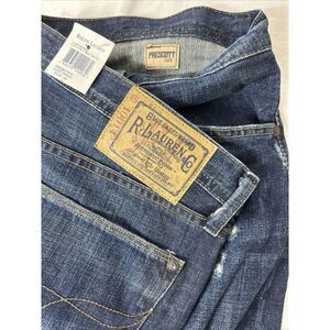 NWT Ralph Lauren‎ Women's 32 Jeans Prescott 208 Denim Distressed Lucy Wash